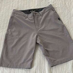 Quiksilver Men's Taupe Flat Front Shorts